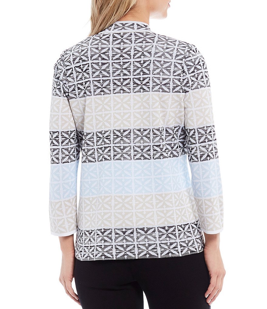 Misook Long Sleeve Shell Block Jacket