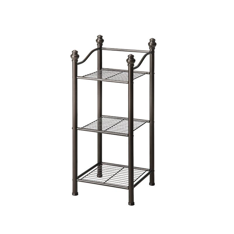 Three Tier Belgium Tower Chrome - Neu Home