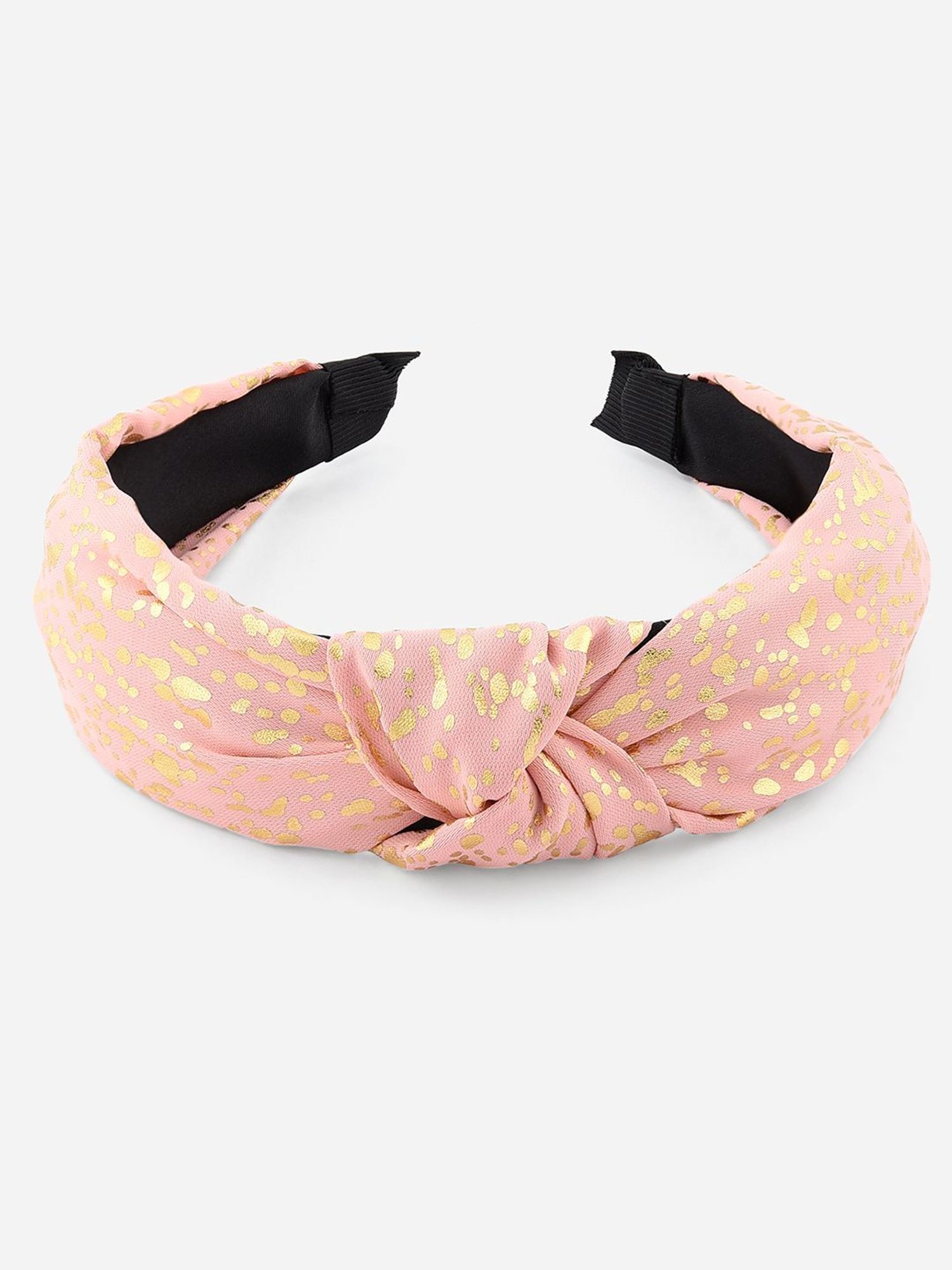 Toniq Pink Printed Hair Band