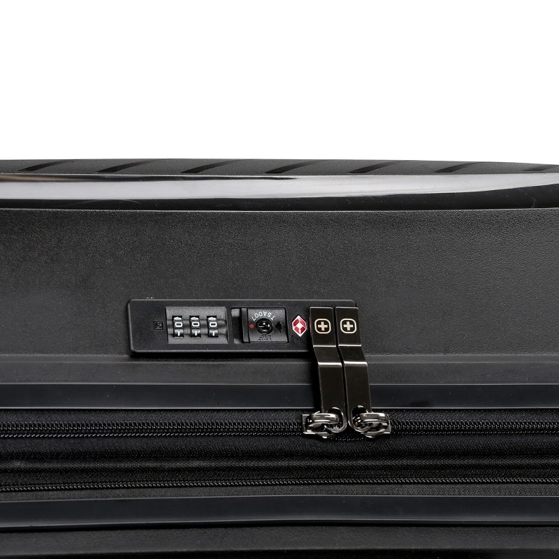 SWISSGEAR 28" Geneva Hardside Expandable Spinner Suitcase - Black