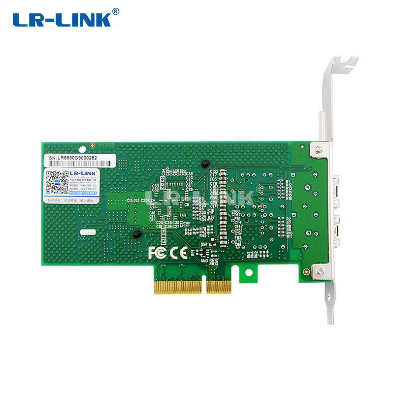 PCI Express x4 Dual Port SFP Gigabit Server Adapter (Intel I350 Based)