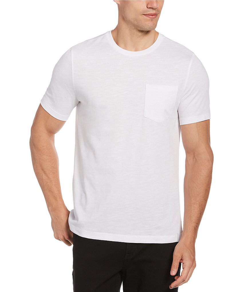 Perry Ellis Slub Textured Short-Sleeve Tee