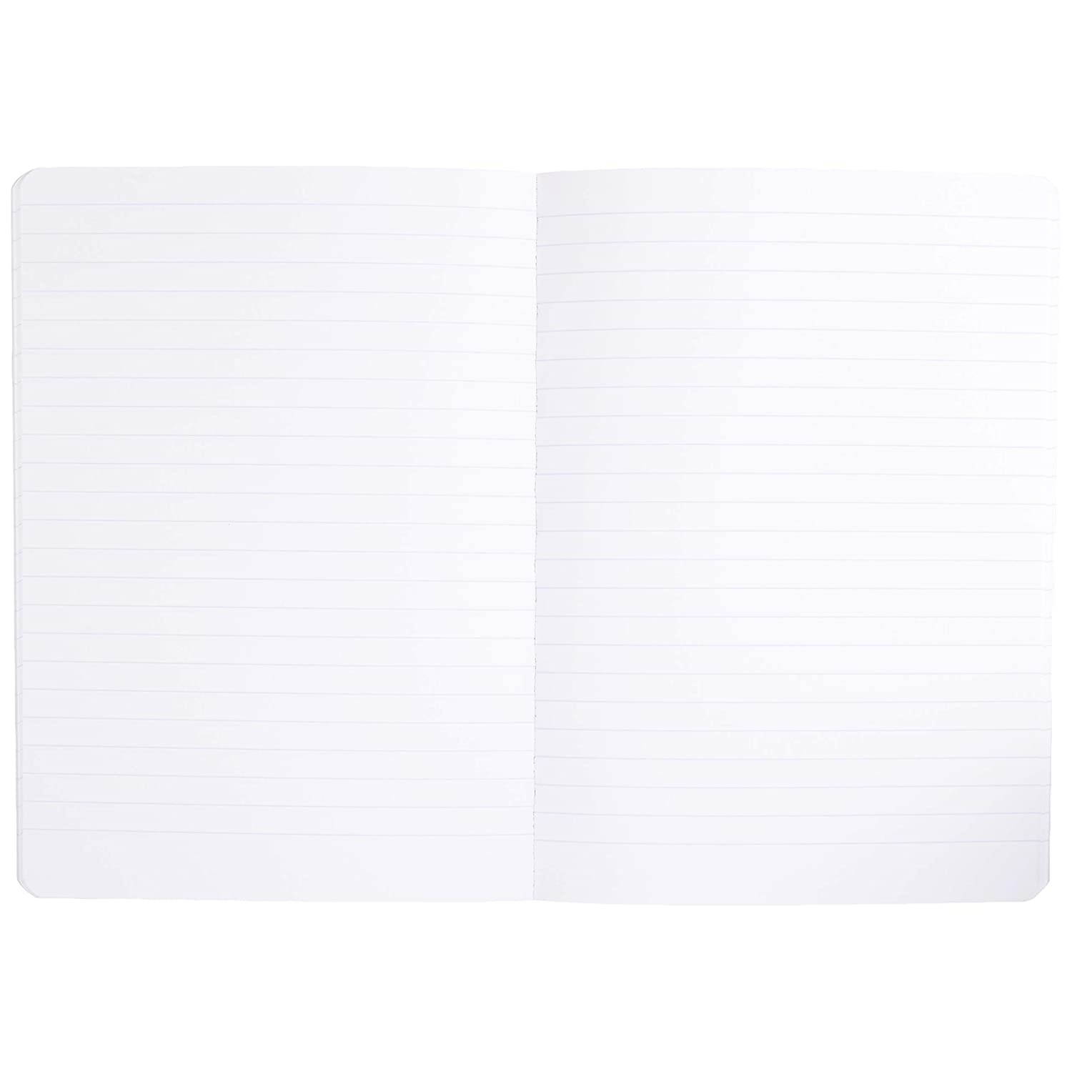 Clairefontaine 195246 &deg;C 1951 Back to Basics Notebook, 96 Sheets Lined DIN A5 14.8 x 21 cm with Bound Cover and Soft Black Cover X 1 Single