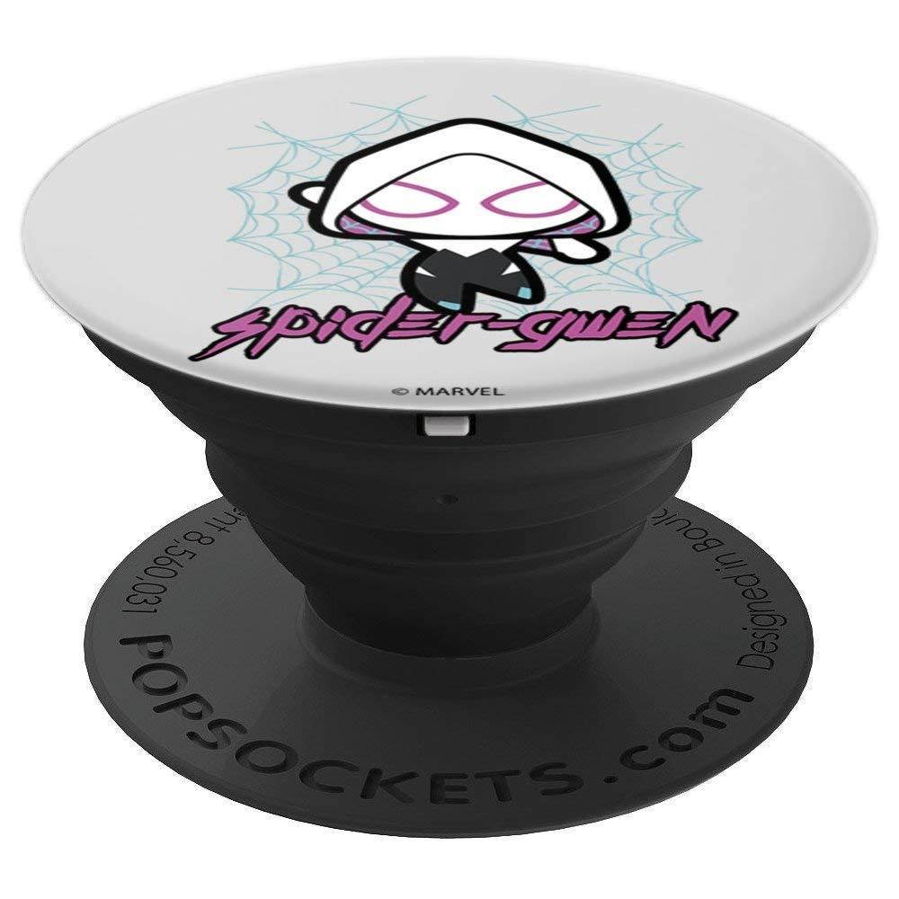 Marvel Spider-Gwen Cute Kawaii Epic Web - PopSockets Grip and Stand for Phones and Tablets