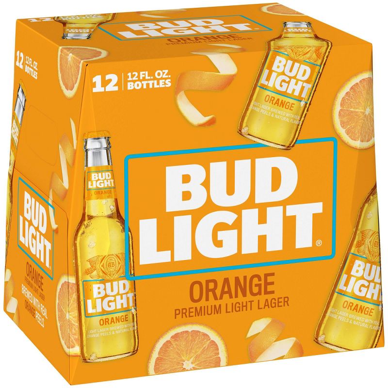 Bud Light Orange Lager Beer - 12pk/12 fl oz Bottles