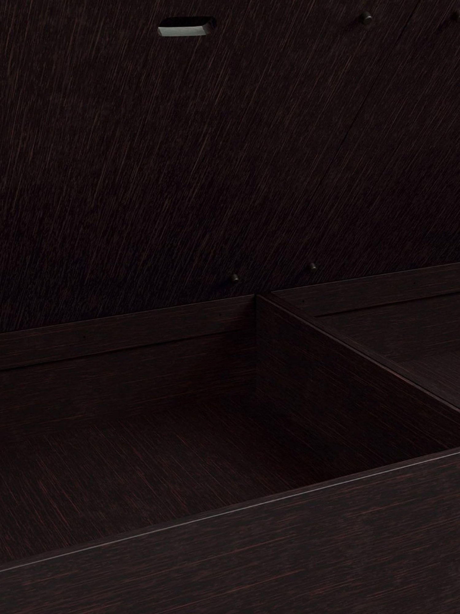 Godrej Interio Hannah Colarain Brown Engineered Wood Queen Box Bed