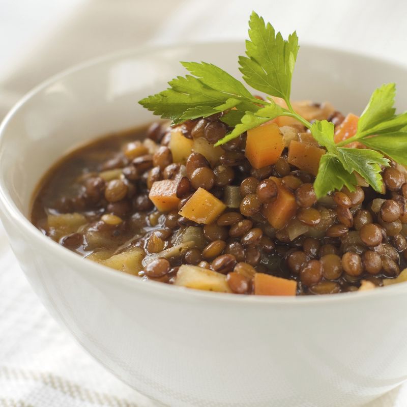 Augason Farms Lentil Beans Emergency Bulk Food Storage 4-Gallon Pail 231 Servings