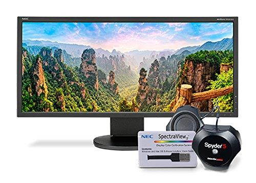 NEC Display Solutions EA295WMi-BK-SV 29" 2560 x 1080 (2K) Extra Wide Monitor With Spectraview Bundle