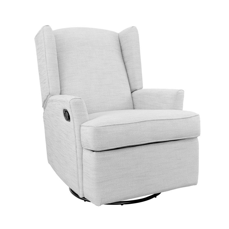 Karla Dubois Hemingway Swivel Accent Chair - Gray