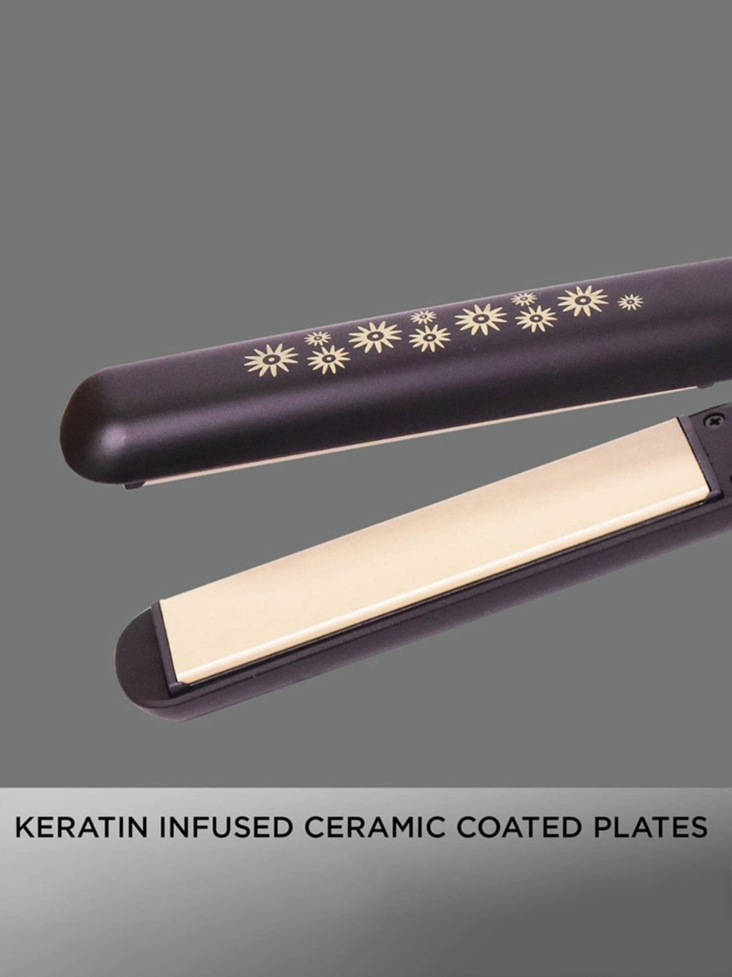 Vega Keratin Glow Flat VHSH-20 Hair Straightener (Black)