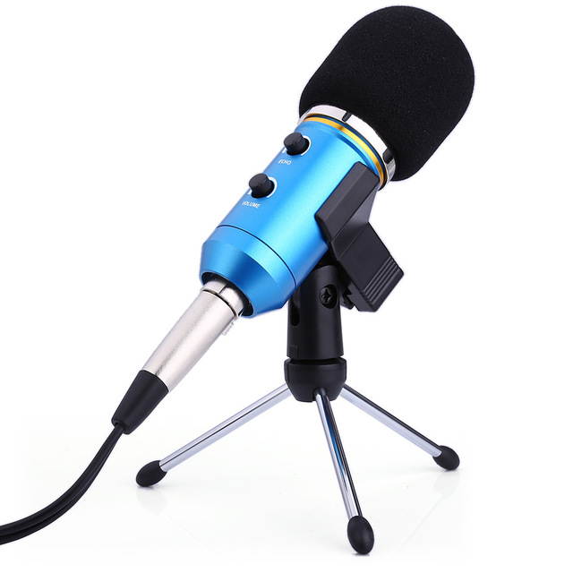 MK-F200TL Professional Microphone USB Condenser Microphone for Video Recording Karaoke Radio Studio Microphone for PC Computer