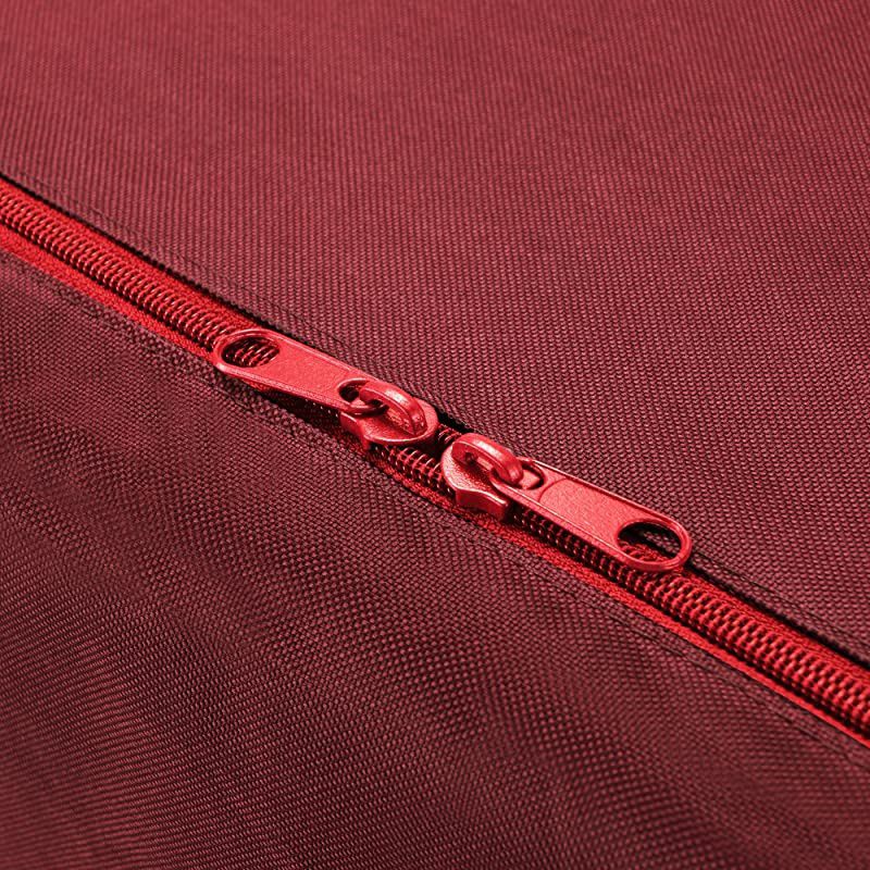 83-DT5056 Heavy Duty Canvas Christmas Storage Bag Large for 9 Foot Tree, Red