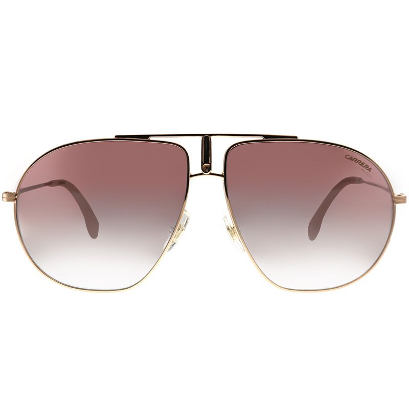 Carrera  DDB Unisex Aviator Sunglasses Gold Copper 60mm