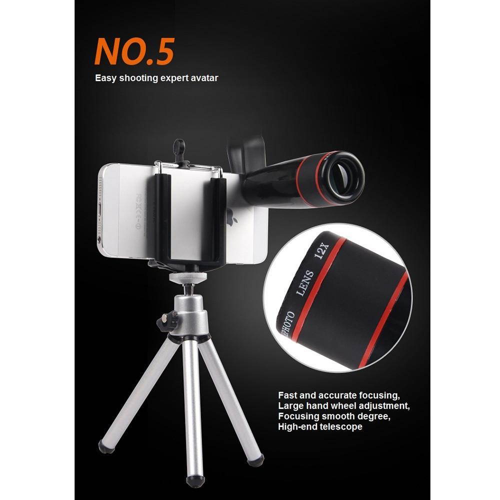 Phone camera telescope HD high-powered night vision binoculars telescope 1000 concert shipping  BLUE + STAND