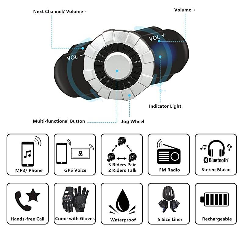 Motorcycle Bluetooth Helmet  BM2S Flip Up Modular Bluetooth Motorcycle Helmet Voice DialHandsFree Call 500M 23 Riders MP3 FMDOT Motorcycle Helmet with Bluetooth 30