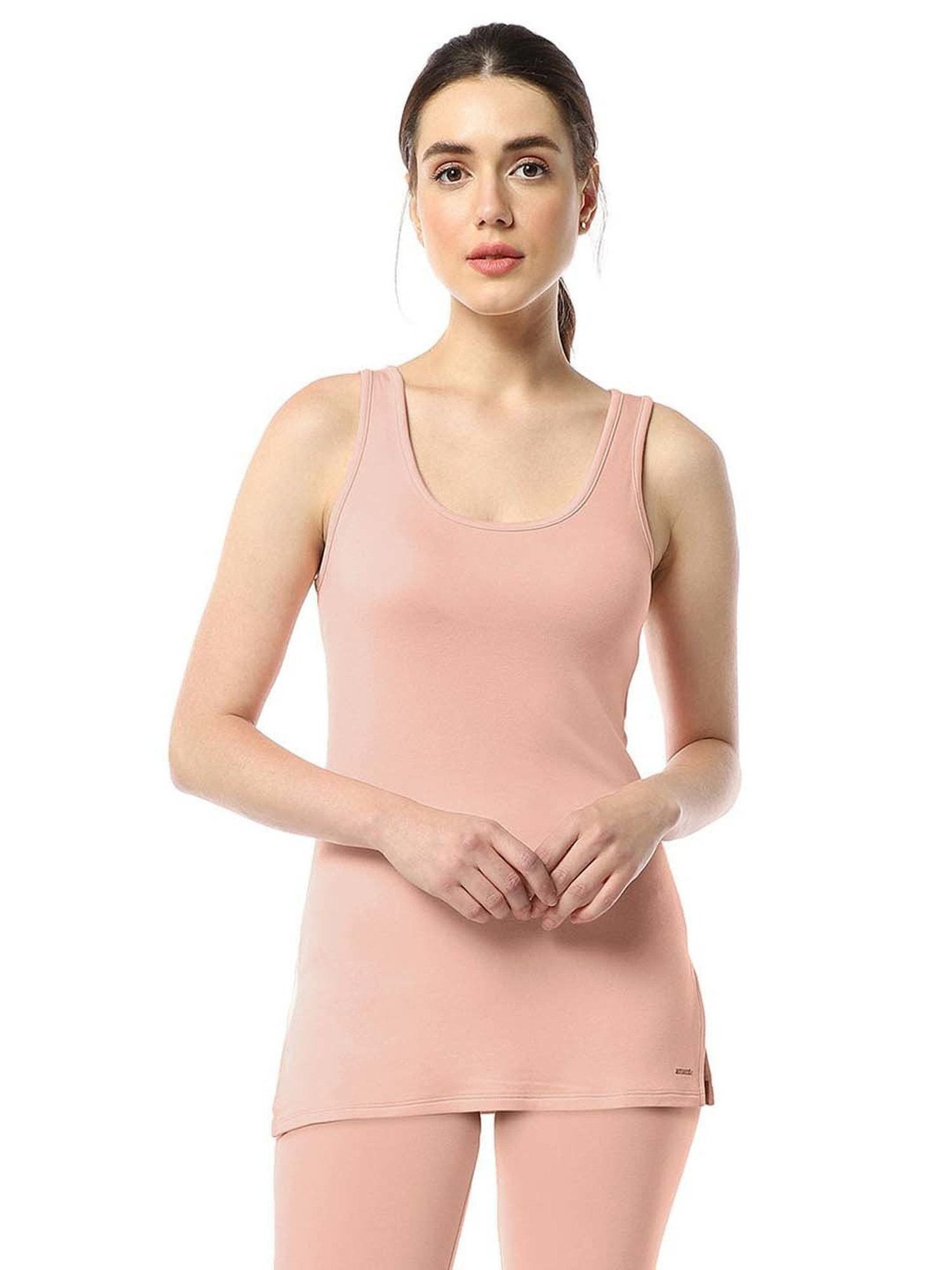 Amante Pink Plain Camisole