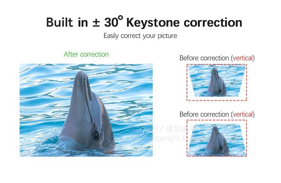 AUN M18 UP 1080 HD Projector Android 8.0 6500Lumens