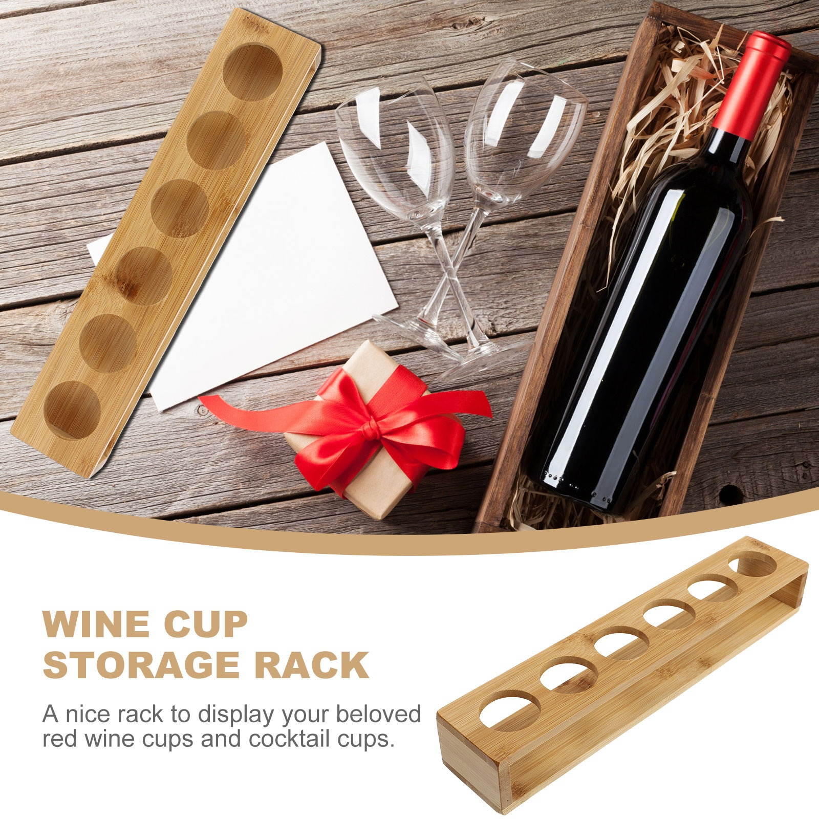 1Pc Wine Cup Rack Practical Useful Unique Wine Cup Holder Wine Cup Organizer for Hotel