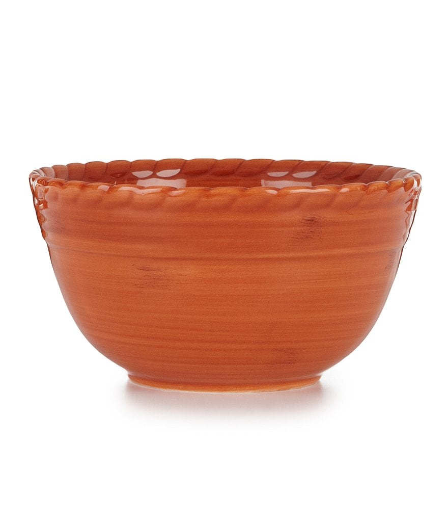 Artimino Tuscan Countryside Rope-Edged Stoneware Cereal Bowl