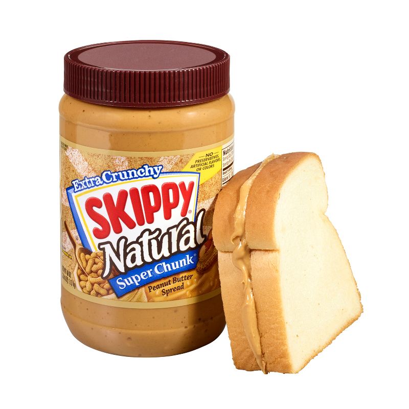 Skippy Natural Chunky Peanut Butter - 40oz
