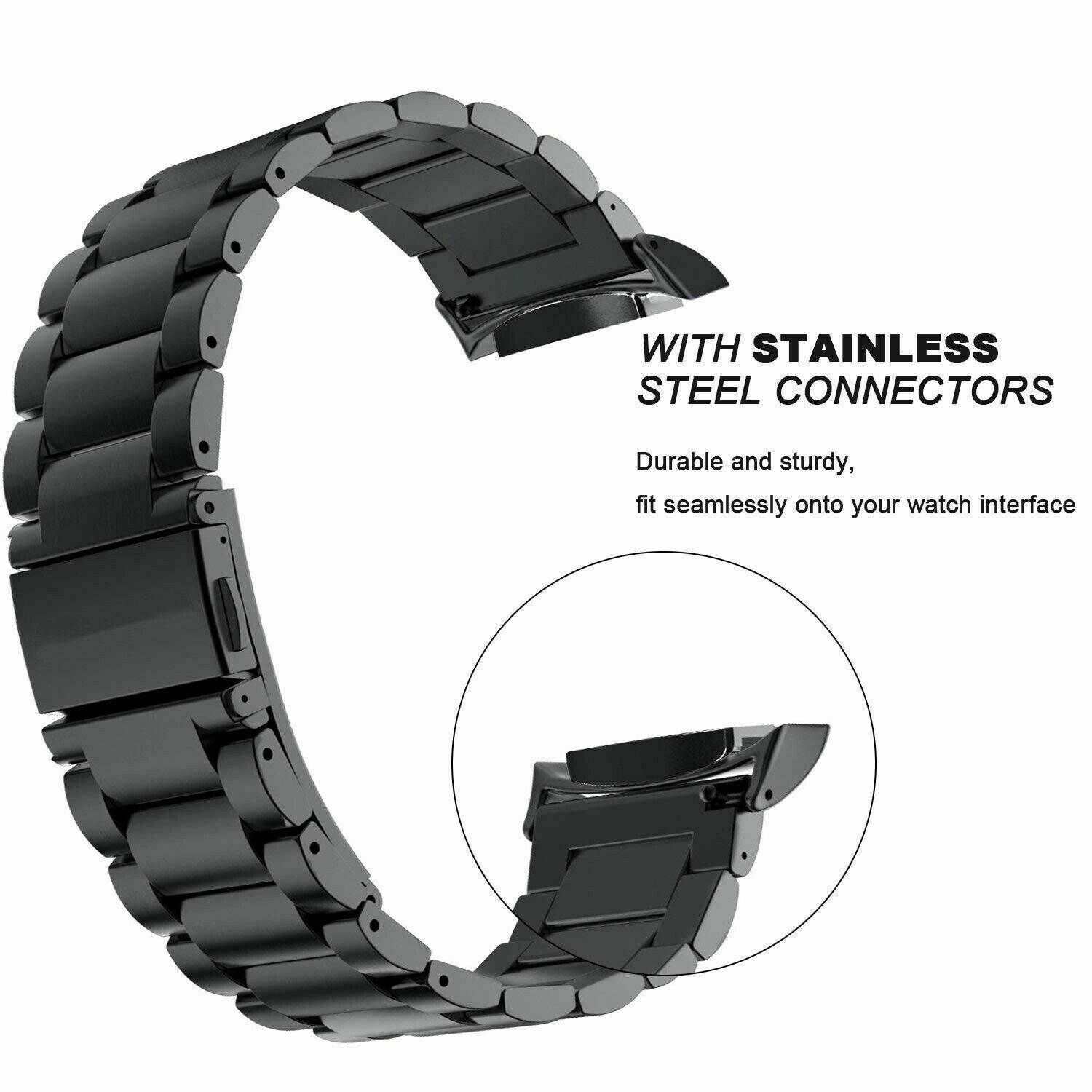 For  Gear S2 SM-R720  SM-R730 WristWatch Bands Stainless Steel Bracelet