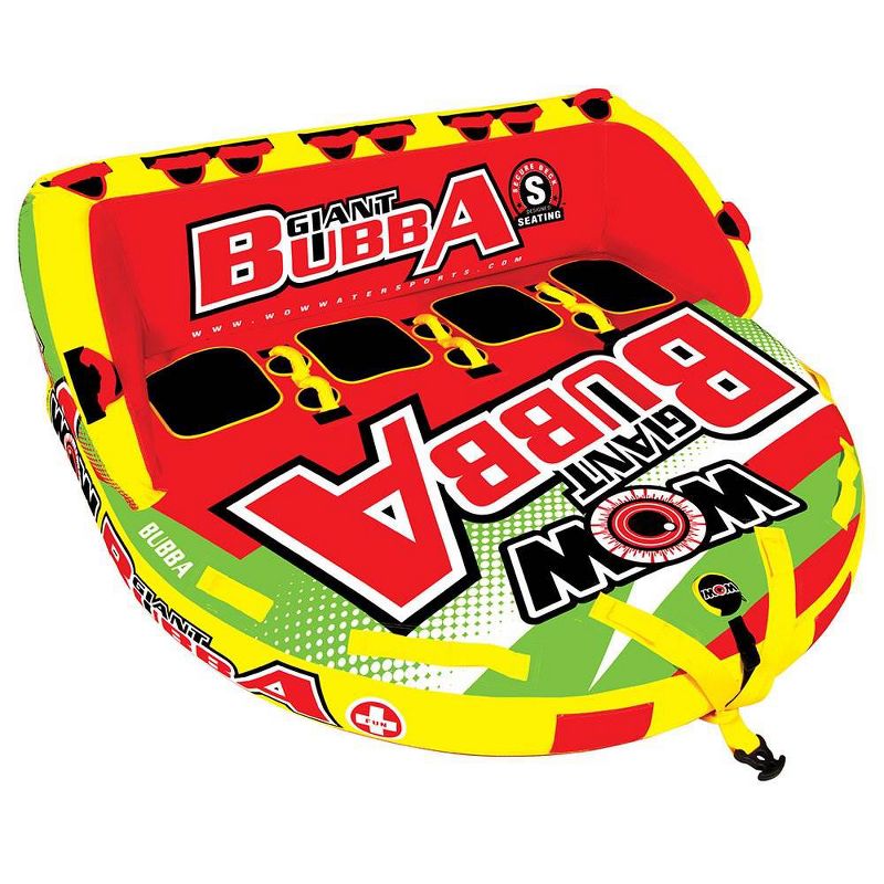World of Watersports Giant Bubba Couch Style 4 Rider Inflatable Towable Tube