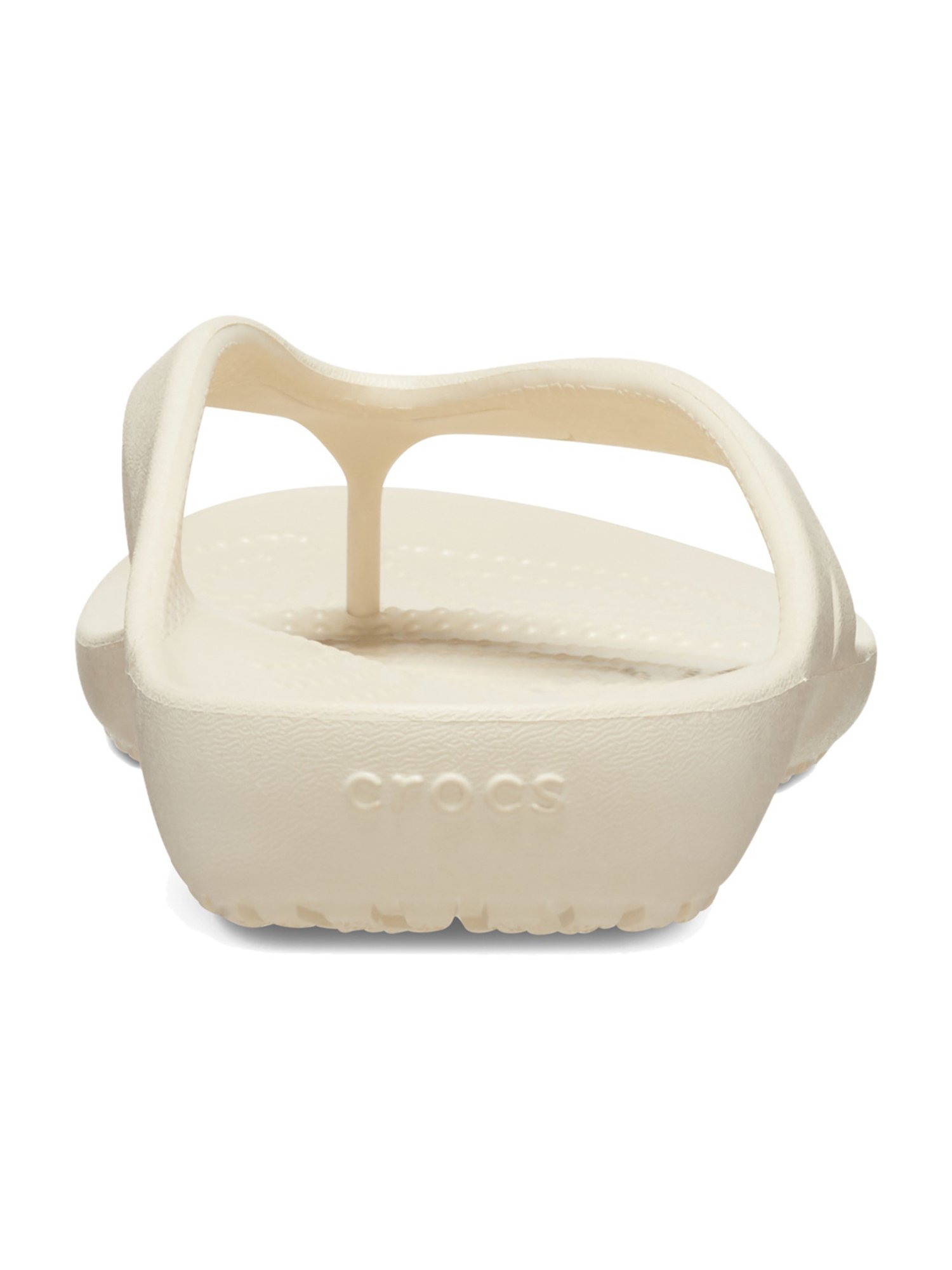 Crocs Women's Kadee Off White Flip Flops