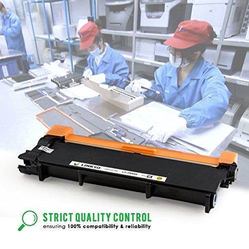 LINKYO Replacement for Brother TN660 TN-660 TN630 TN-630 Toner Cartridge (High Yield, Black, 4-Pack)
