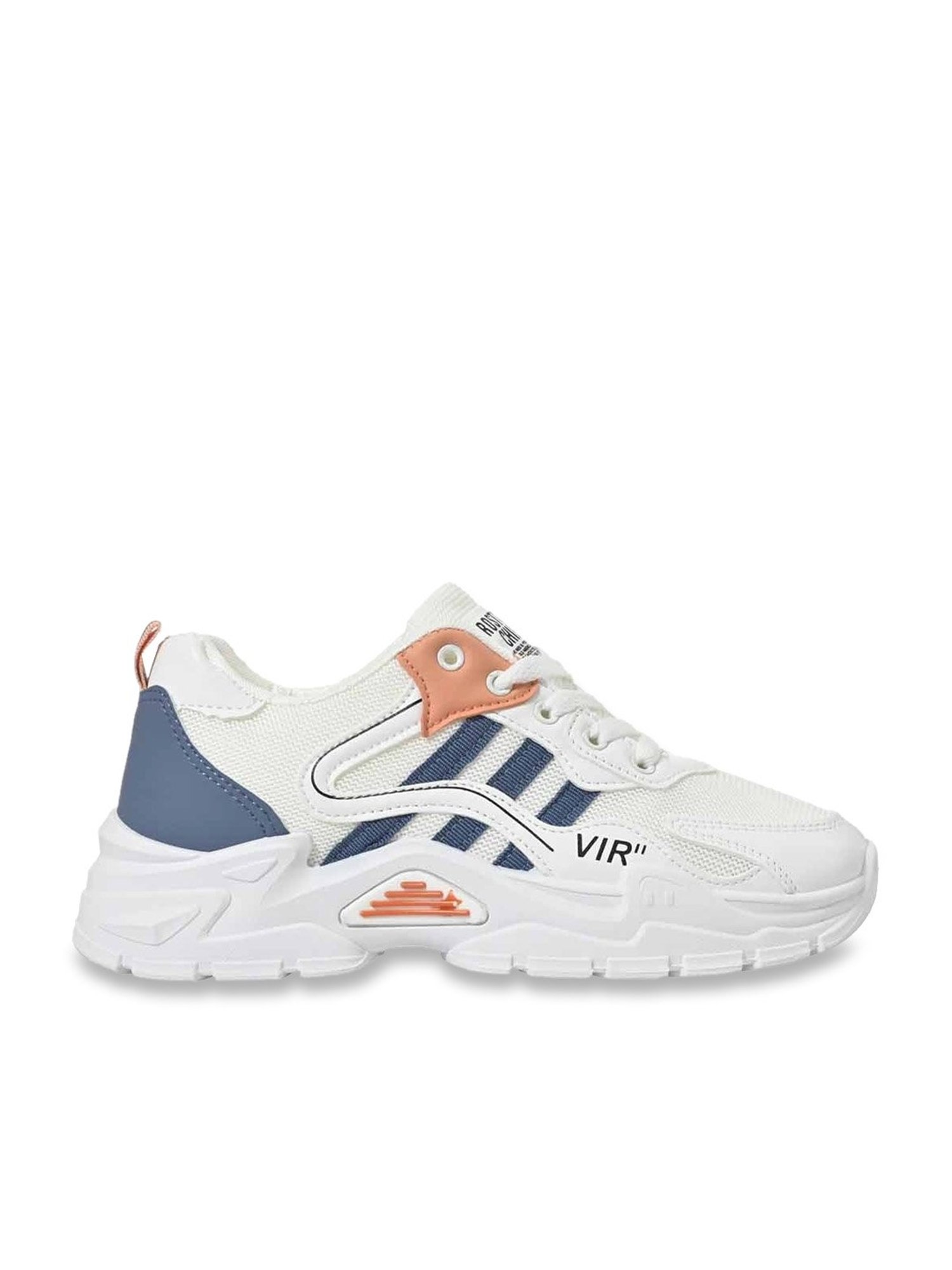 Jove Women's White Casual Sneakers