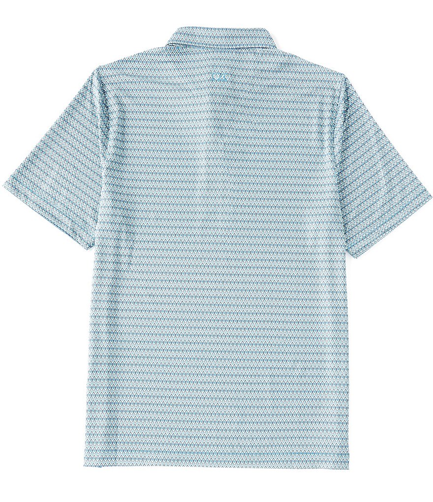 Cutter & Buck Pike Zig Zag Print Short-Sleeve Polo