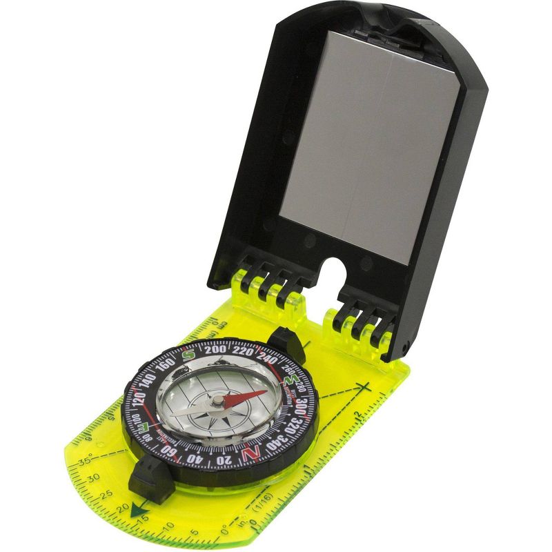 UST Folding Map Compass with Mirror and Slope Indicator
