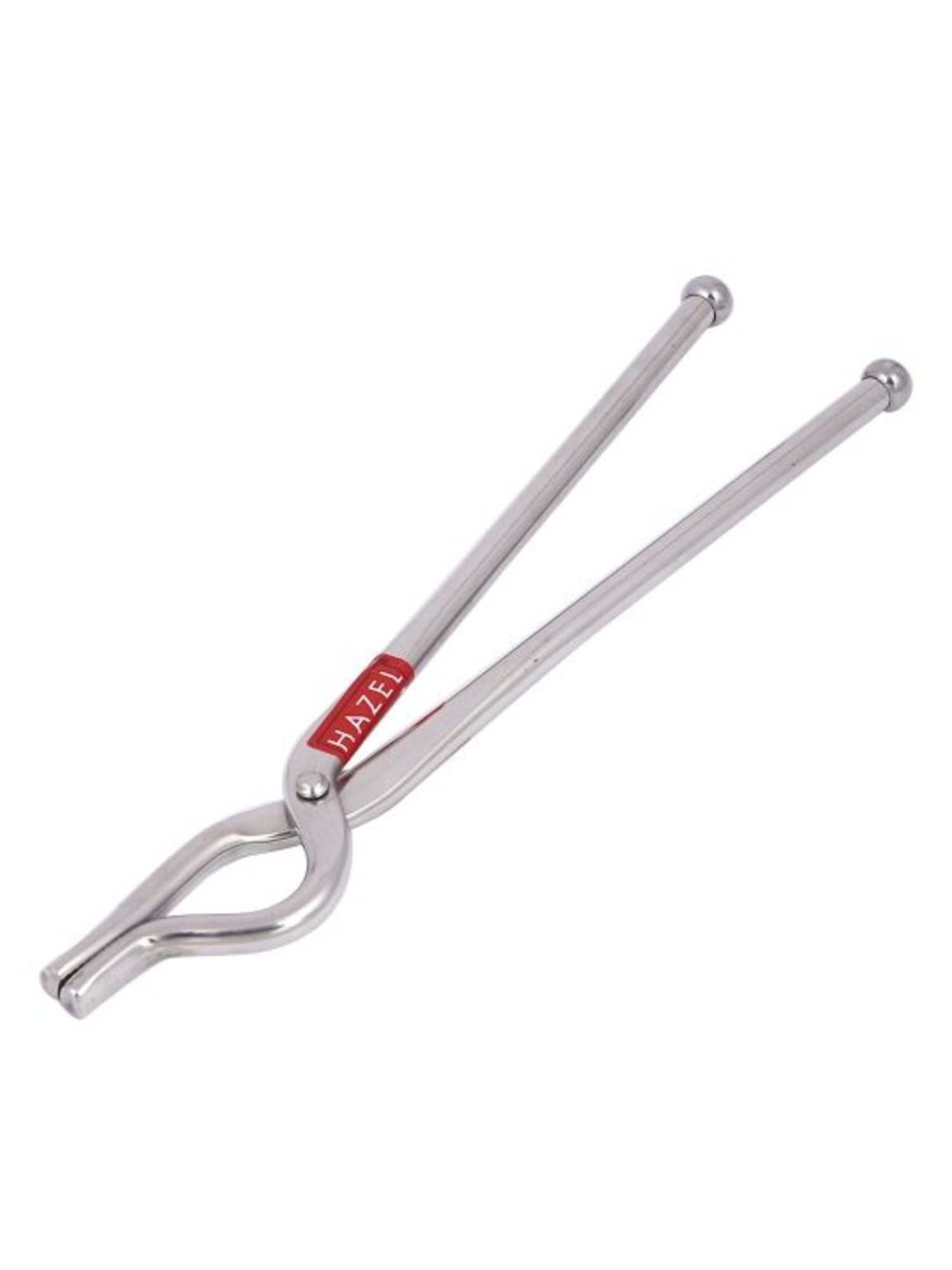 HAZEL Stainless Steel Silver Utensil Holder Pakad 9 MM Tongs for Kitchen