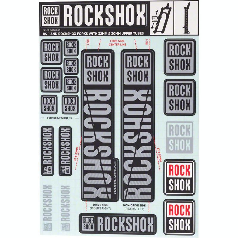 RockShox Decal Kit Sticker/Decal