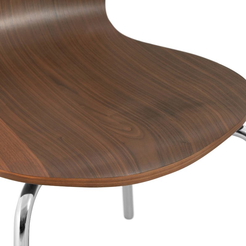 Set of 2 Tia Dining Chair Walnut - Poly & Bark