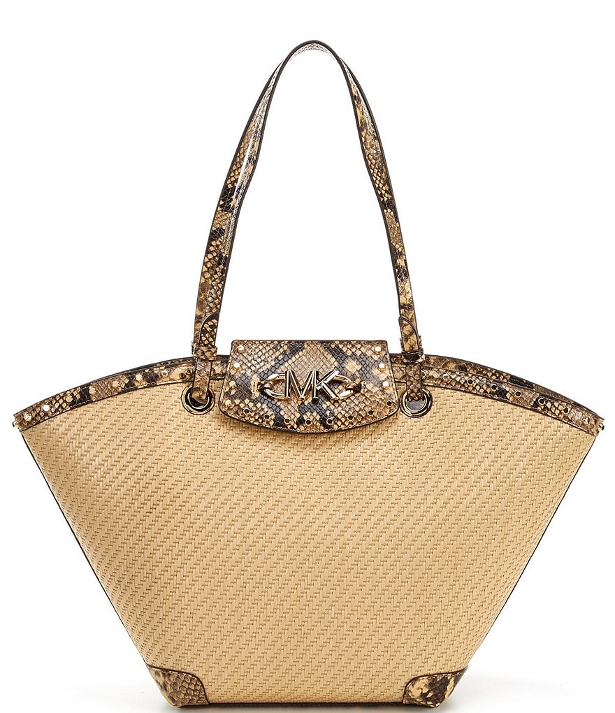Kurt Geiger London Kensington Llama Straw Basket Bag