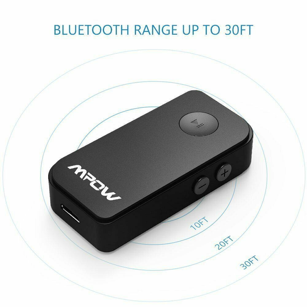 Mpow Bluetooth 4.1 Receiver Car Wireless Audio Music Adapter Receiver Hands-Free