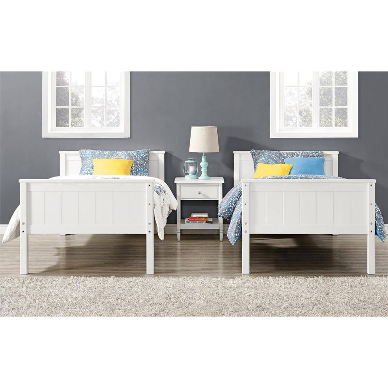 Twin over Twin Maxton Bunk Bed White - Dorel Living