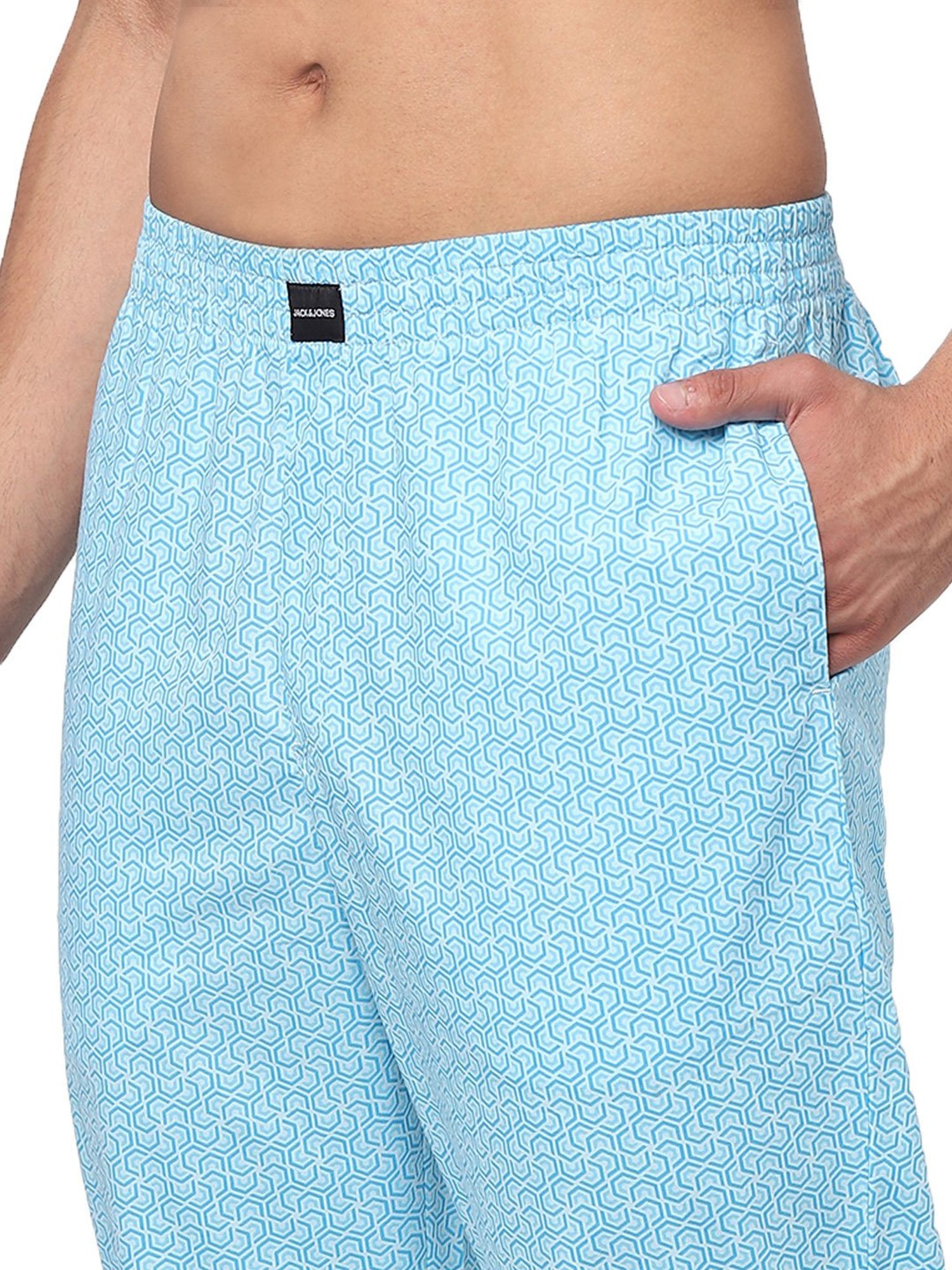 Crimsoune Club White Cotton Regular Fit Printed Lounge Shorts