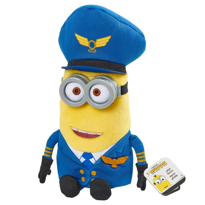 Illumination's Minions: The Rise of Gru Small Plush Pilot Kevin