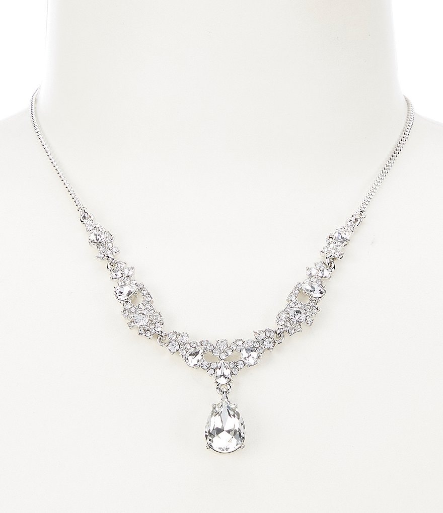 Givenchy Crystal Y Necklace