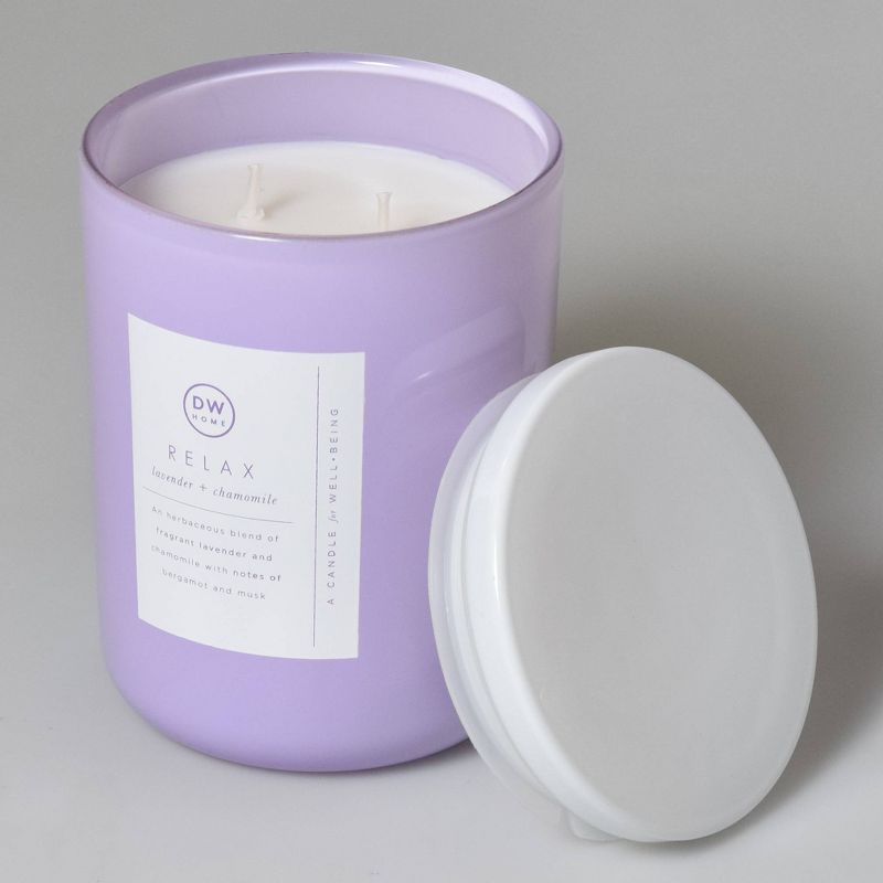 16oz Wellness Spa/Relax Lavender and Chamomile Candle - DW Home