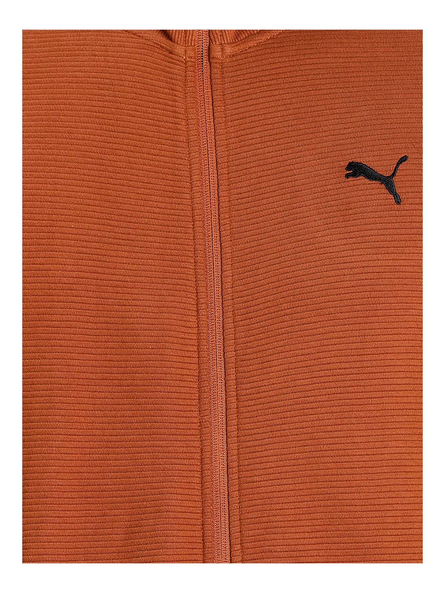 Puma Light Brown Full Sleeves Jacket