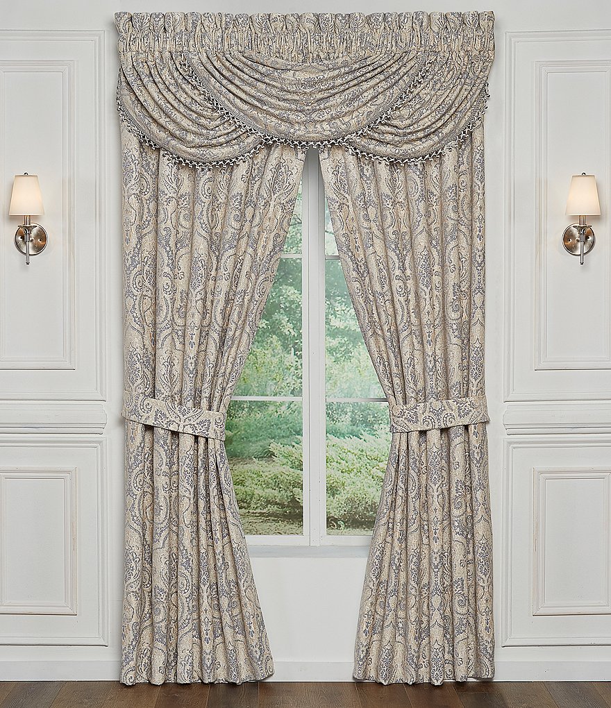 84"x52" Gaultier Blackout Curtain Blue - Beautyrest