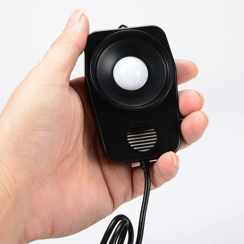 Pocket Size Digital Luxmeter, Measures 0-50,000 Lux in 3 Ranges, 4 Digit LCD Display, Spectrum Meets C.I.E. Standard