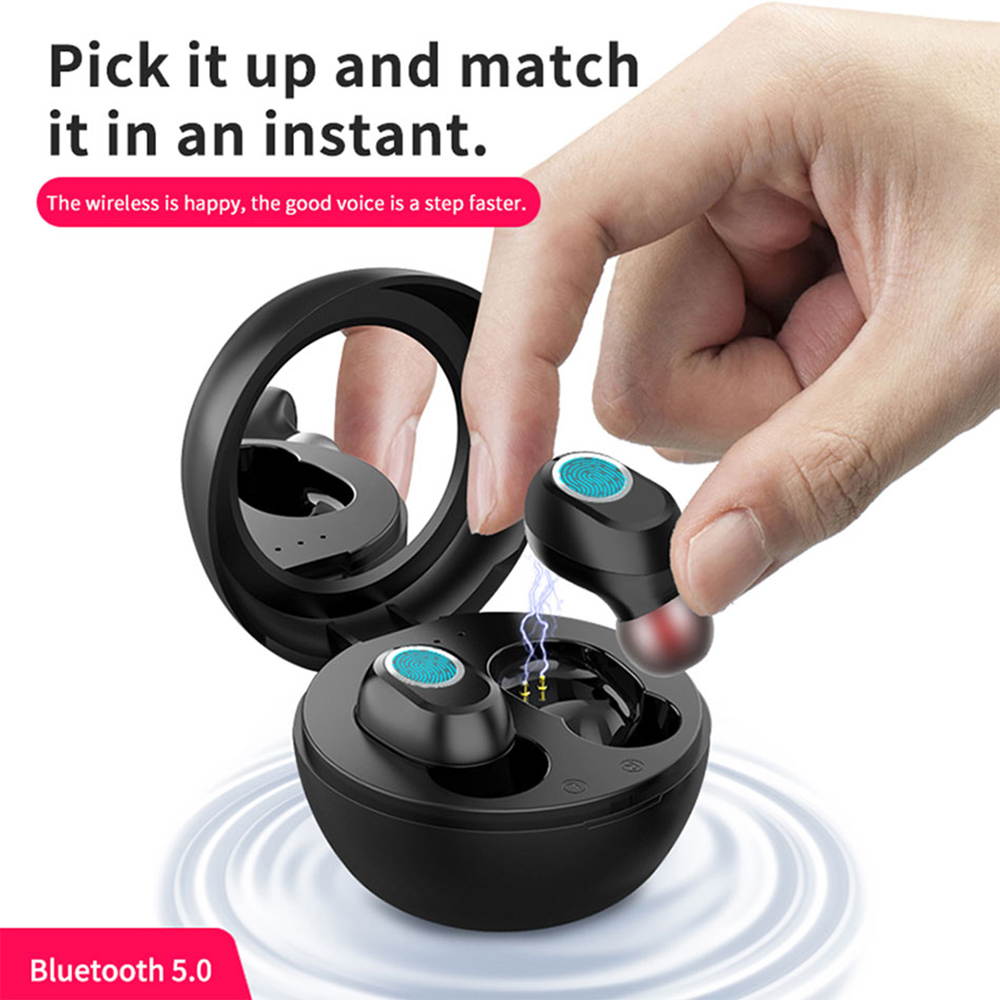 TWS Wireless Headphone Earphone Bluetooth 5.0 HiFi Sound Touch Contro Headphones Mini Noise Sport Reduction Headset