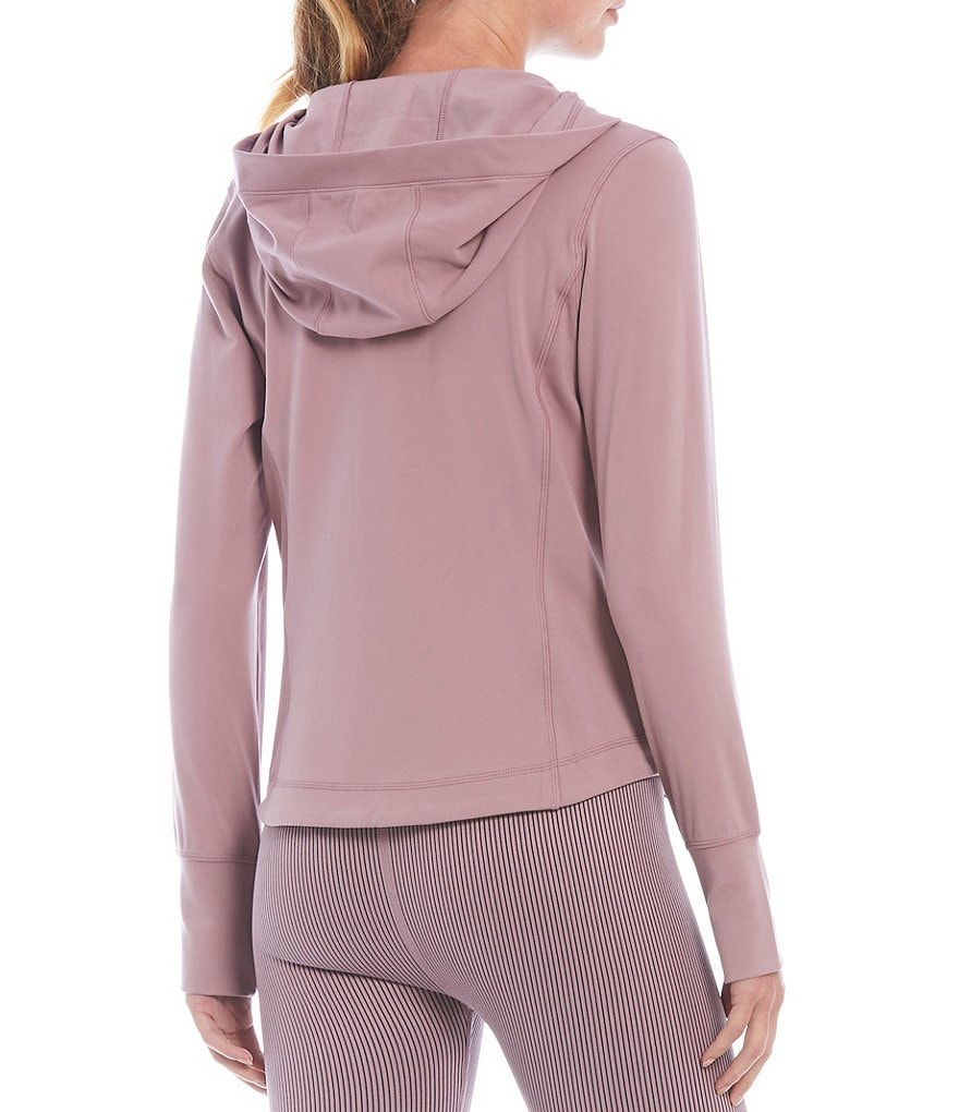 Calvin Klein Performance Yoga Long Sleeve Front Zip Hoodie Jacket
