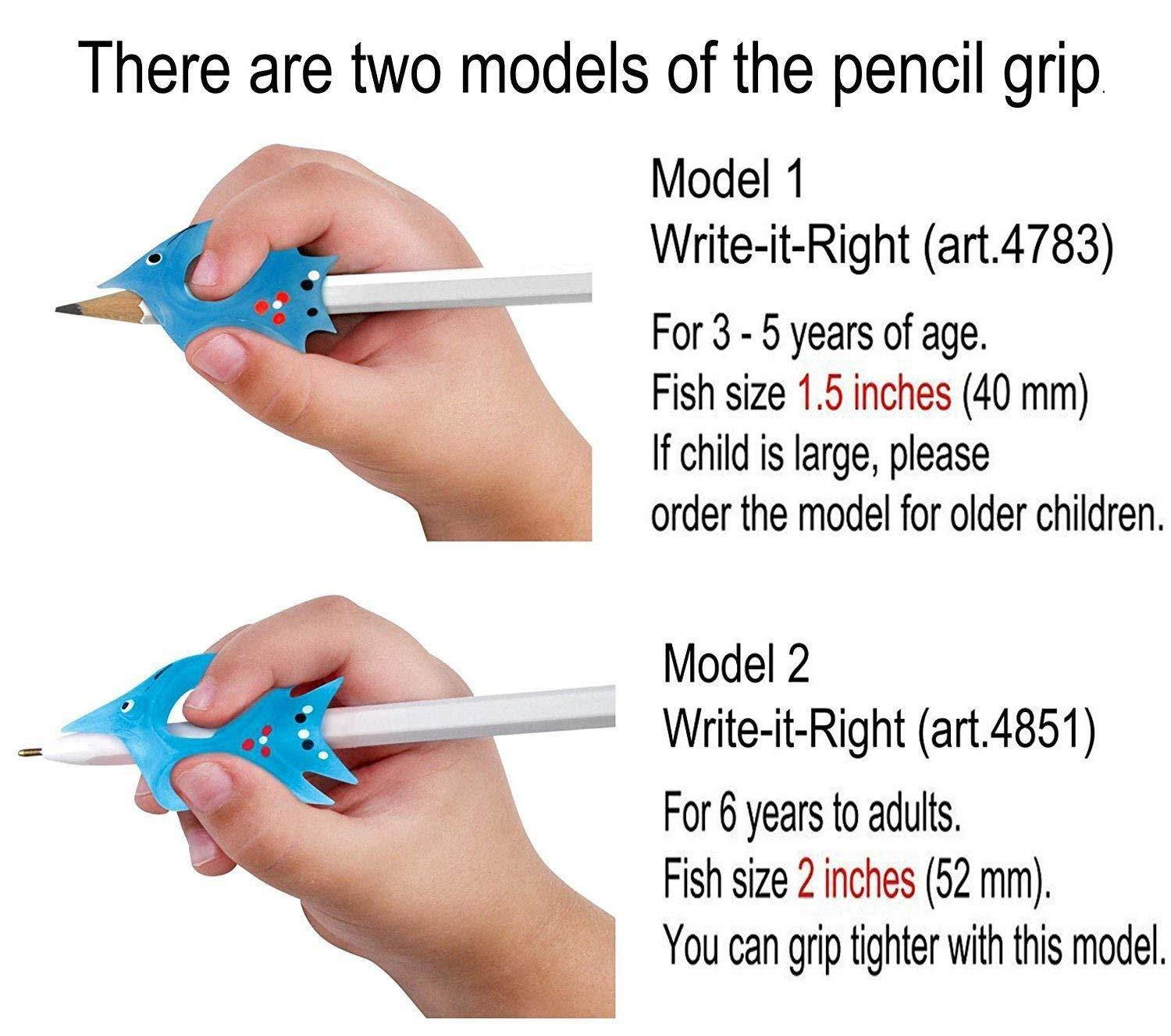 Pencil Grip Writing Claw for Children with Large Hands - Write-IT-Right with Control Angle of Fingers (4851)