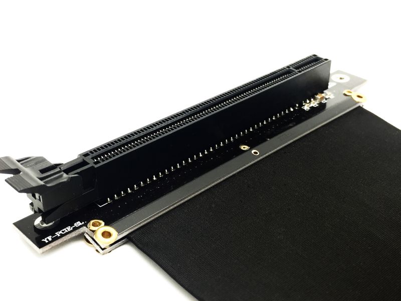 EZDIY-FAB NEW PCI Express 16x Flexible Cable Card Extension Port Adapter High Speed Riser Card-20cm