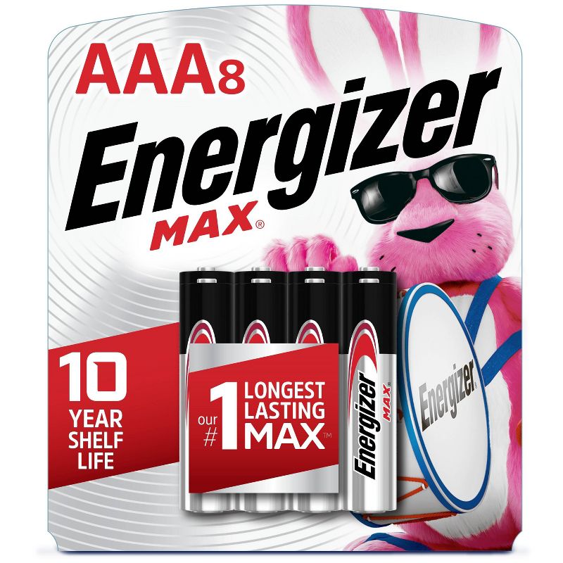 Energizer 8pk MAX Alkaline AAA Batteries