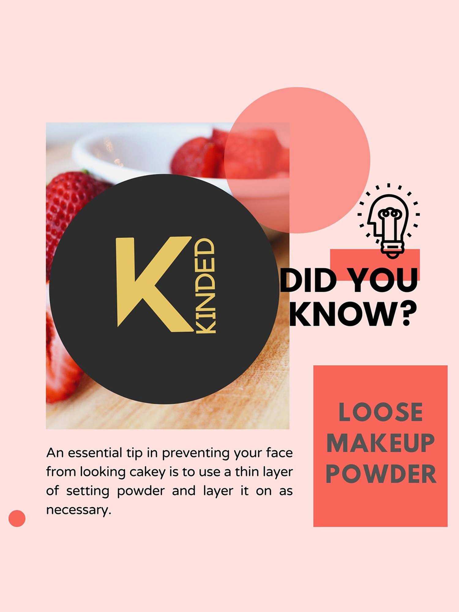 KINDED Setting Loose Powder Natural Nude - 30 gm